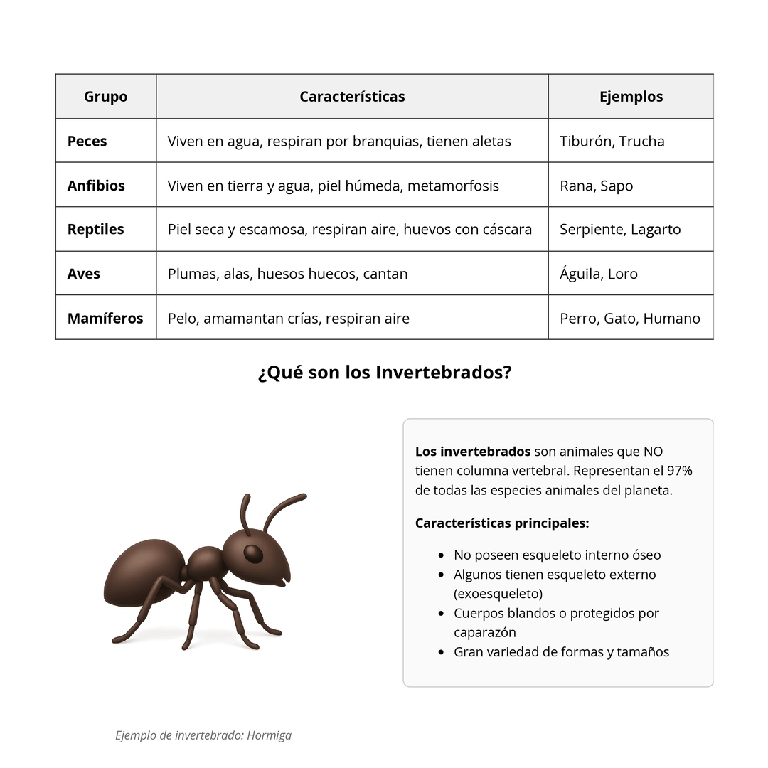 Tablas para organizar lo aprendido