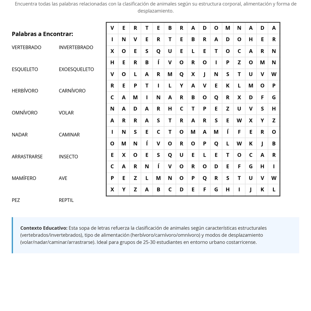 Sopa de letras